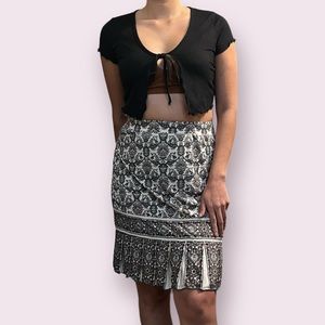 Medium Max Studio Boho Pleated Skirt